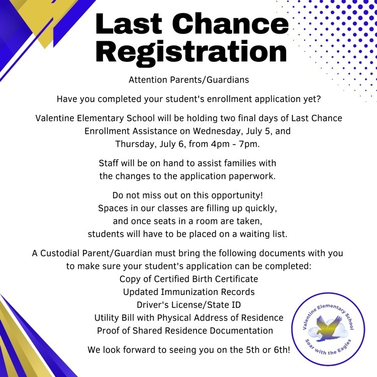 Last Chance Registration pt 1